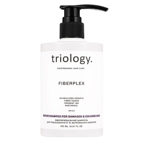 Відновлювальний шампунь для пошкодженого та фарбованого волосся Fiberplex Triology 500 мл